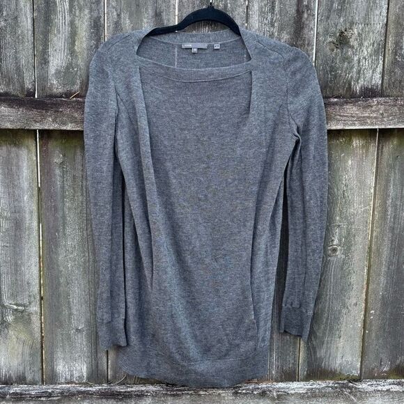 Vince Gray Wool Cashmere pocket sweater XS - Picture 1 of 5